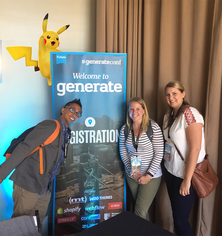 Kiosk at San Francisco Design Conference