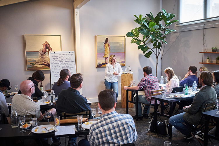 Kiosk at Cheese School