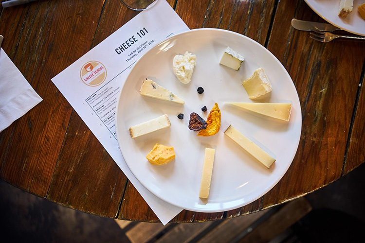 Kiosk at Cheese School