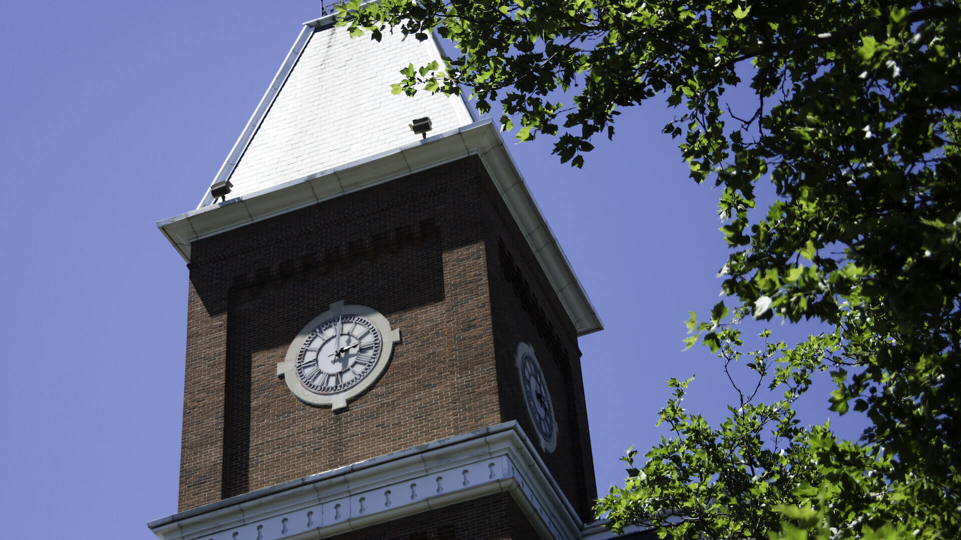 Tower at Ohio State with Blue Sky.