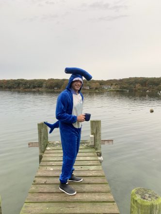 Munir dressed up for Halloween