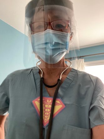 Miran dressed up for Halloween