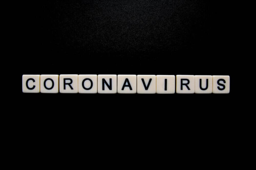 coronavirus scrabble letters