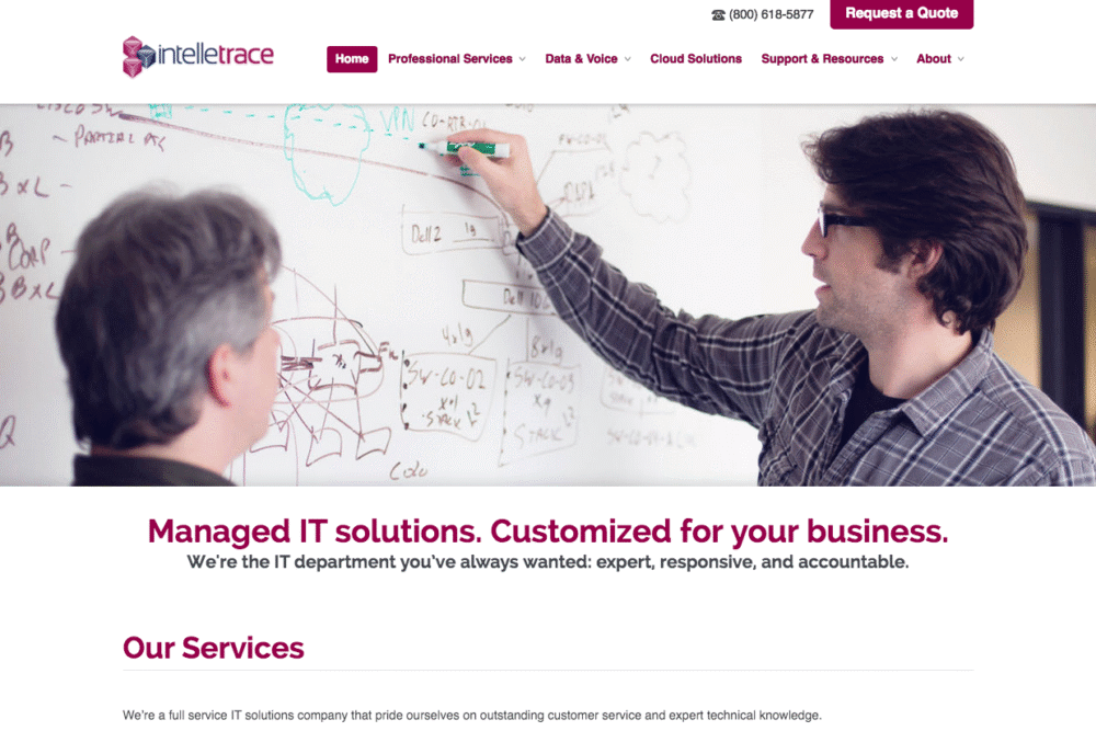 Kiosk - Intelletrace Website Launch