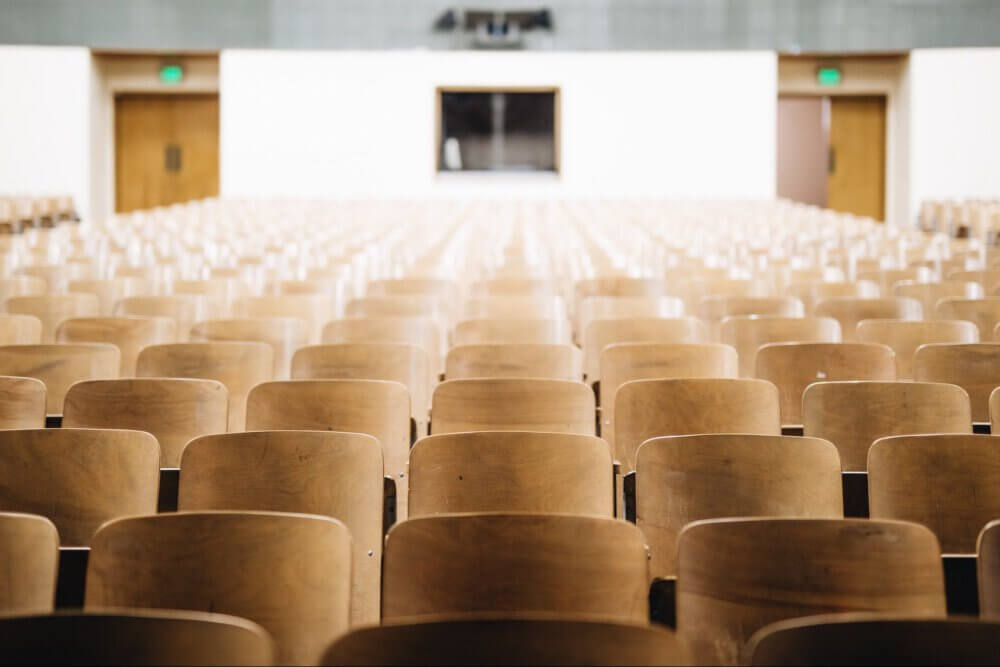 empty classroom