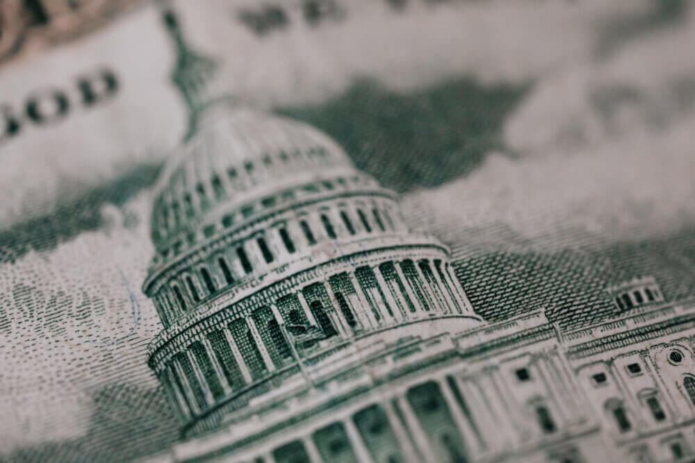 US Capitol on American dollar